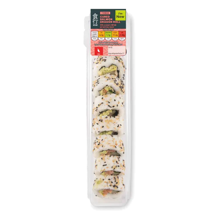 Cured Salmon Dragon Roll