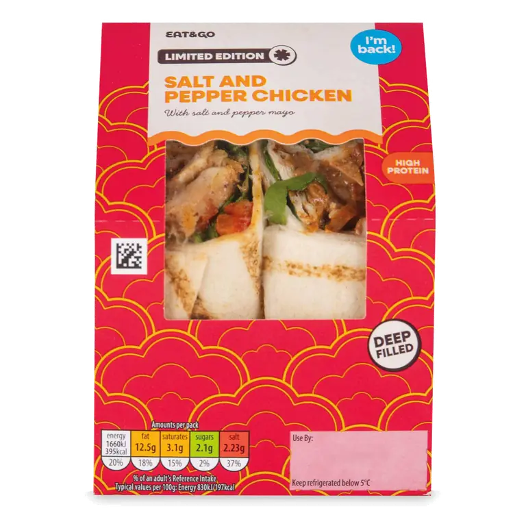 Salt & Pepper Chicken with Mayo Wrap