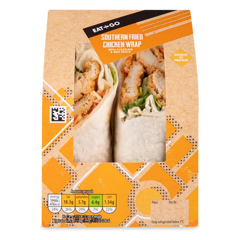 Southern Fried Chicken Wrap