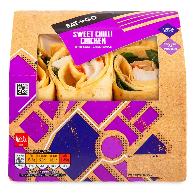 Sweet Chilli Chicken Triple Wraps