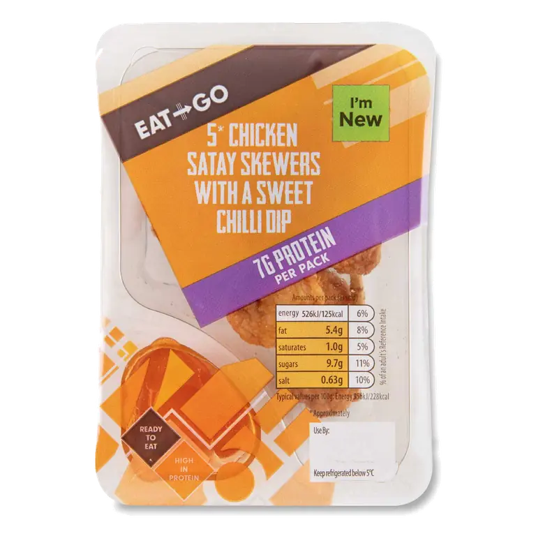 Sweet Chilli Mini Satay Skewers with Dips