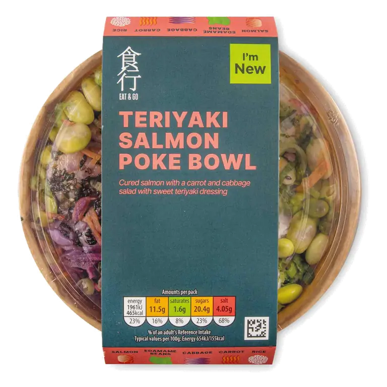 Teriyaki Salmon Poke Bowl