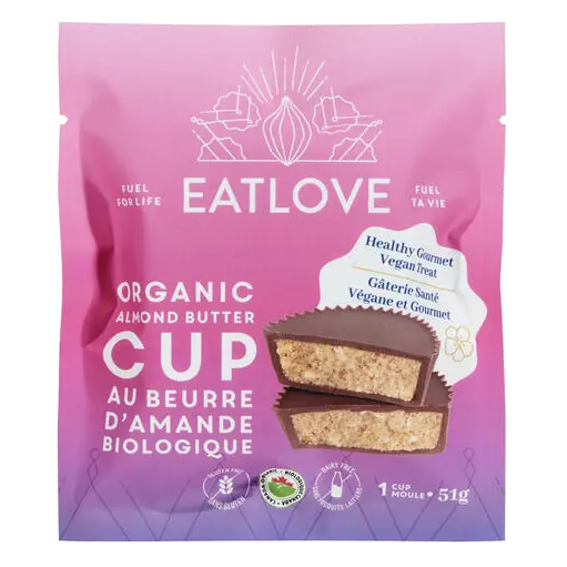 EatLove Organic Chocolate Almond Butter Cup 51 g