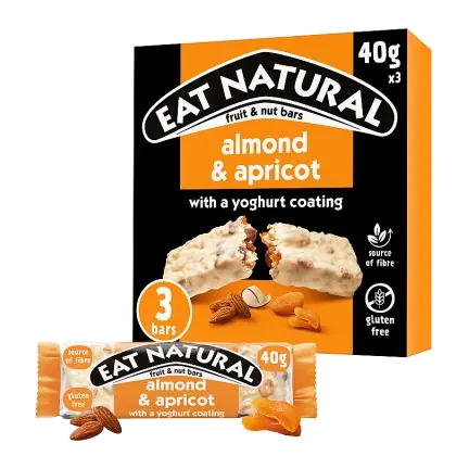 Almond & Apricot Yoghurt Coated Multipack 3 Bars