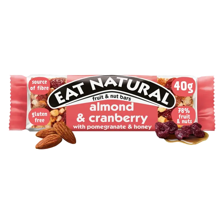 Cereal Bar Almond Cranberry & Pomegranate