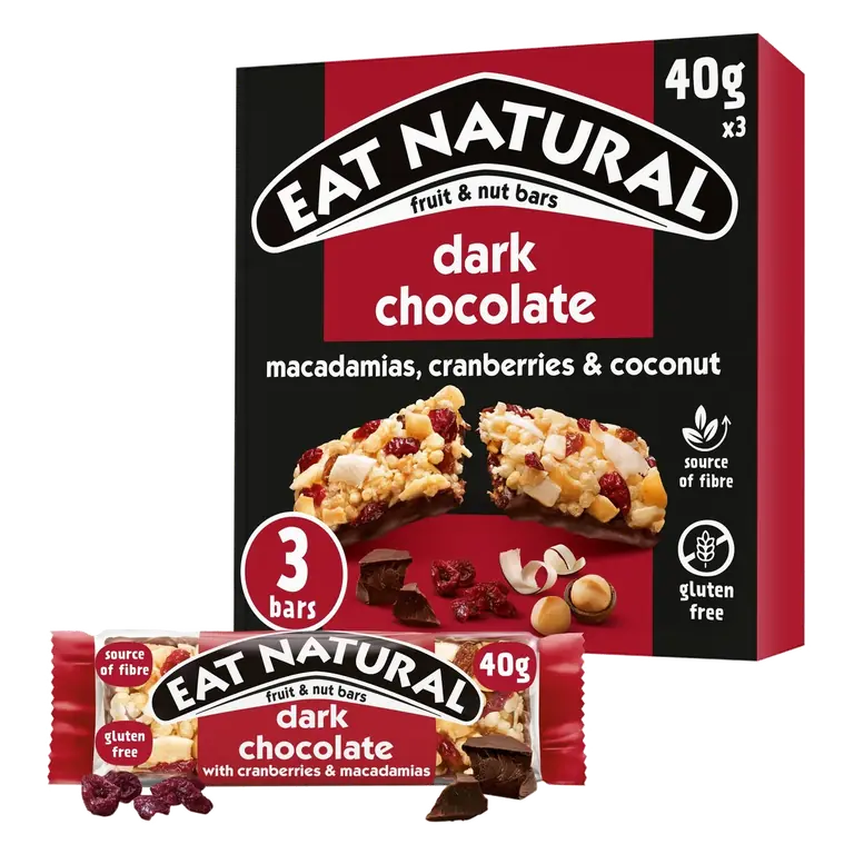 Cereal Bar Cranberry Macadamia & Dark Chocolate Multipack