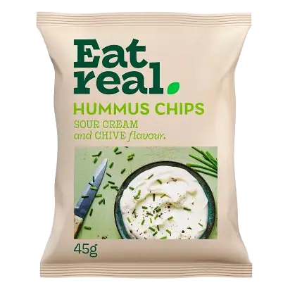 Hummus Chips Sour Cream & Chive Flavour