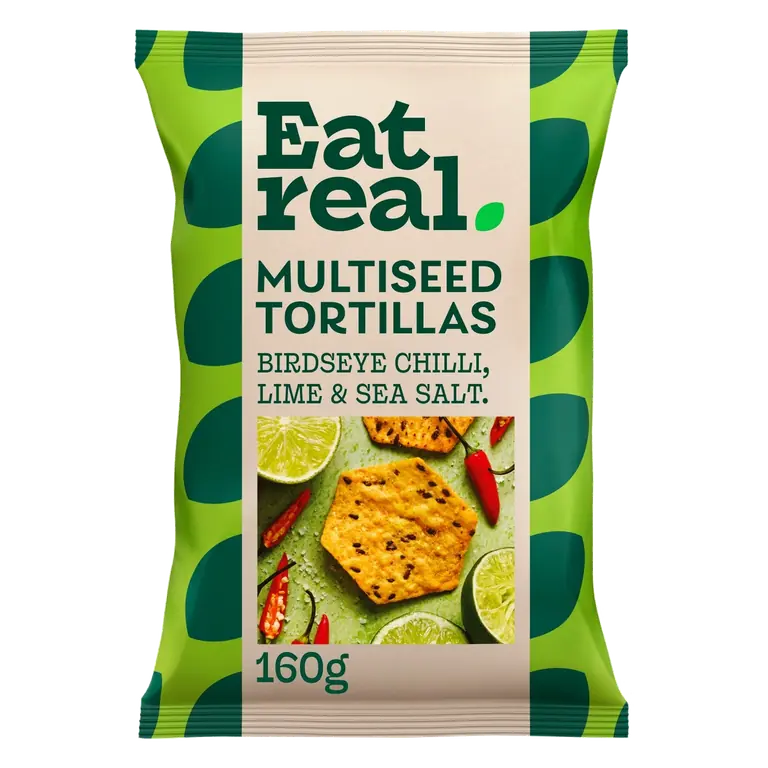 Multiseed Tortilla Chilli Lime & Sea Salt Chips 5 x 160g