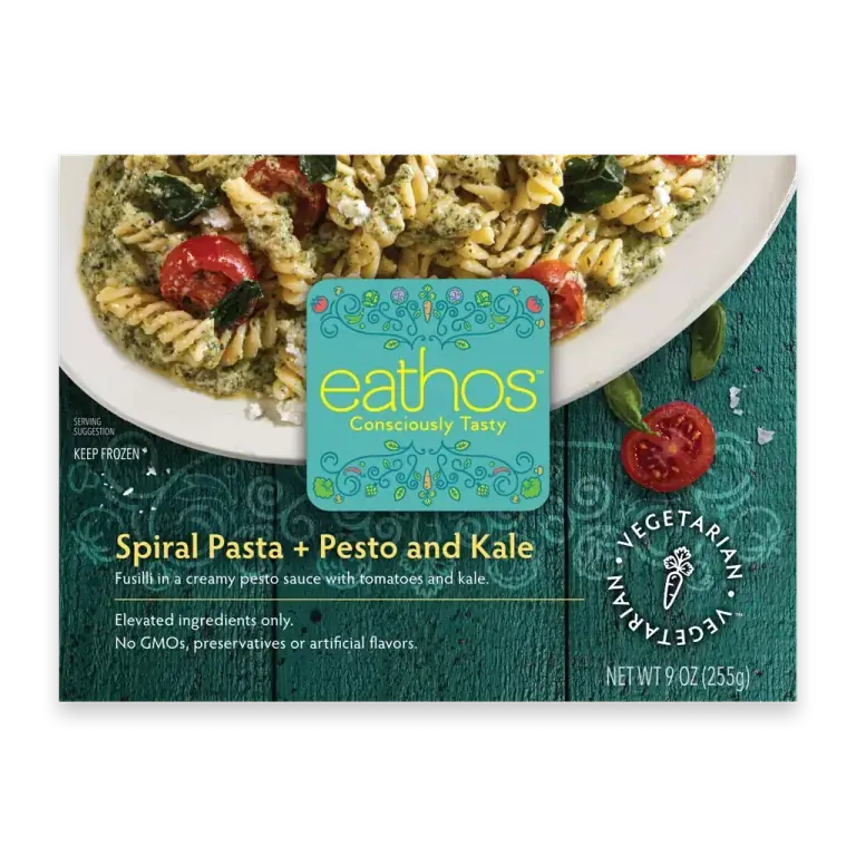Spiral Pasta + Pesto & Kale