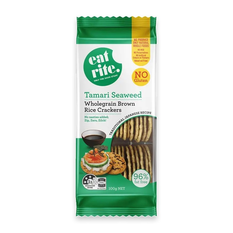 Rice Crackers Tamari Seaweed