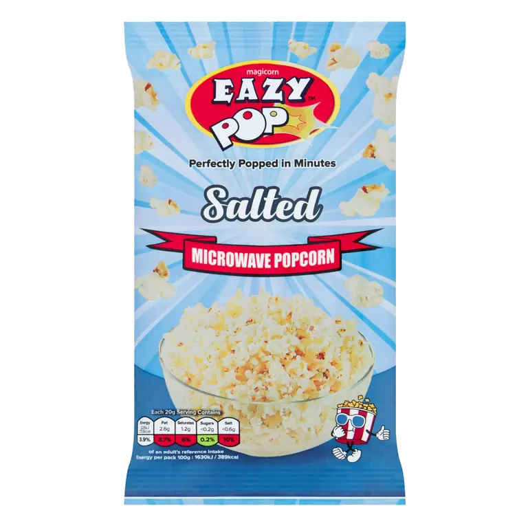 Eazypop Microwave Popcorn Salted 85g