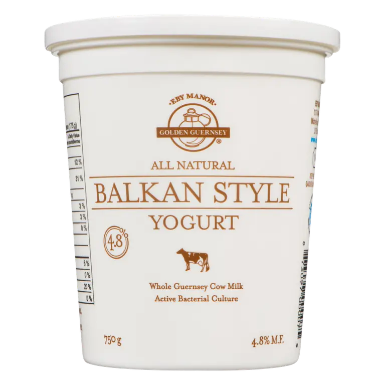 Golden Guernsey 4% Fat Balkan Style All Natural Yogurt 750 g