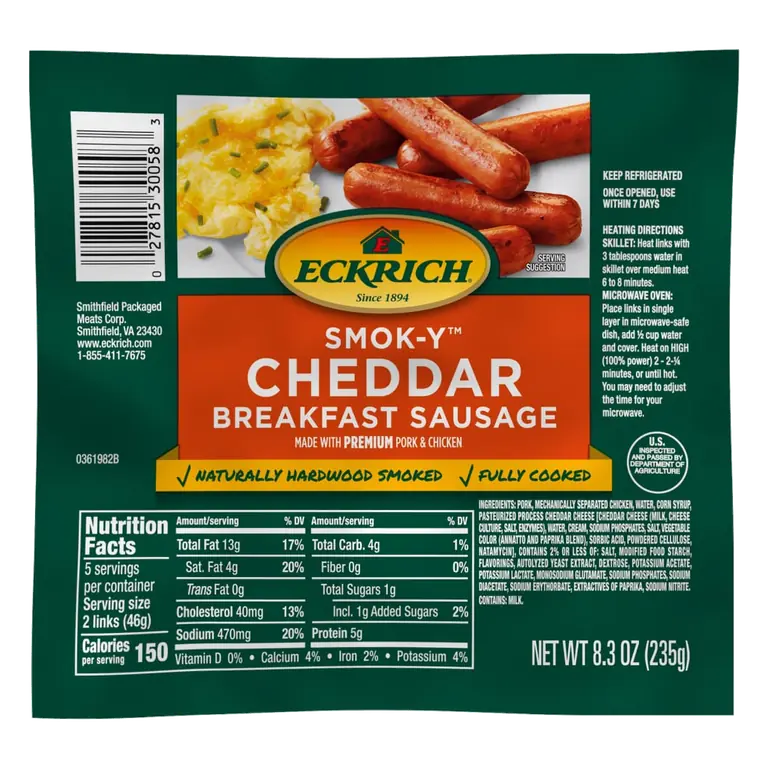 Cheddar Breakfast Sausage