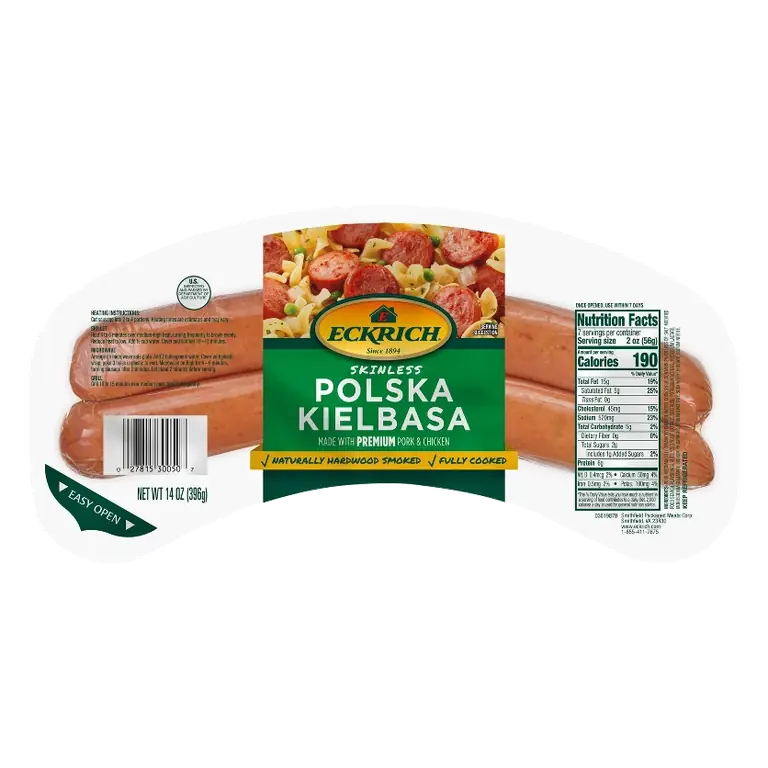 Eckrich Skinless Polska Kielbasa, 14oz