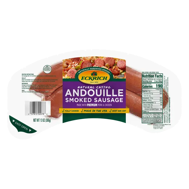 Natural Casing Andouille Smoked Sausage