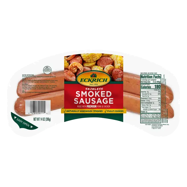 Skinless Hardwood Smoked Sausage