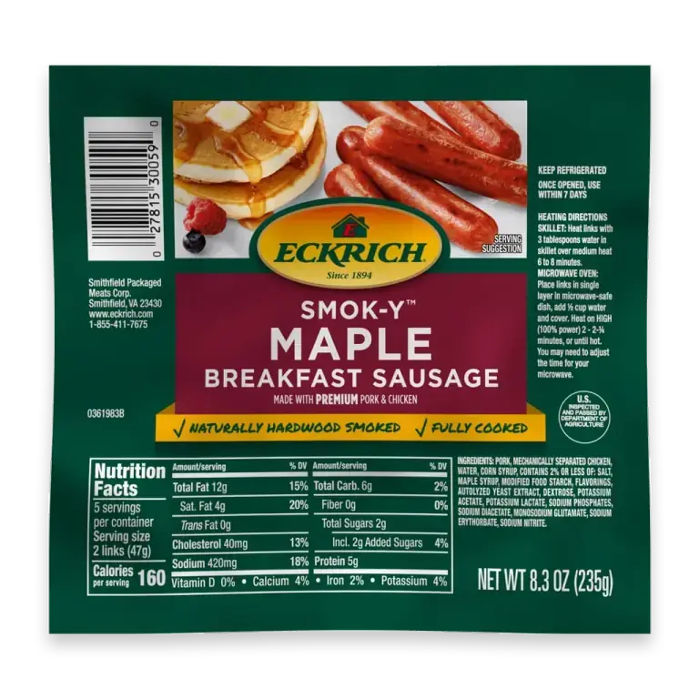 Smok-Y Maple Breakfast Sausage Links
