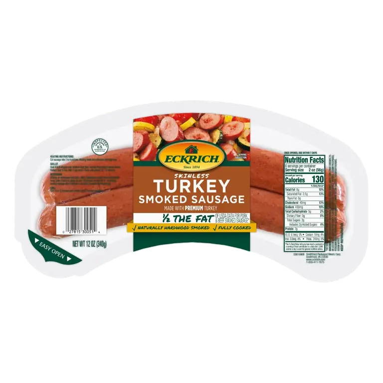Turkey Skinless Smoked Sausage
