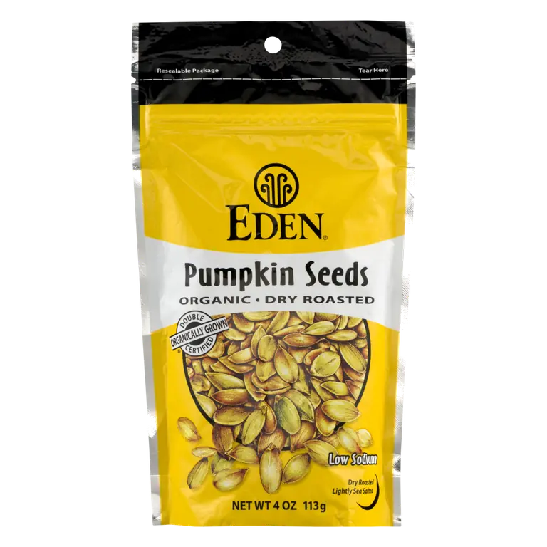 Dry Roasted Organic Pumpkin Seeds