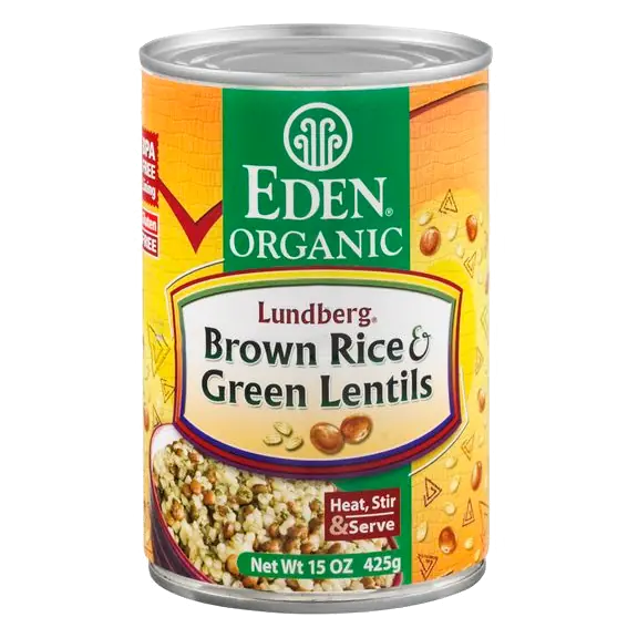 Organic Lundberg Brown Rice & Green Lentils