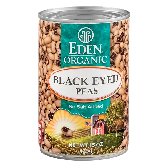 Organic No Salt Added Blackeye Peas