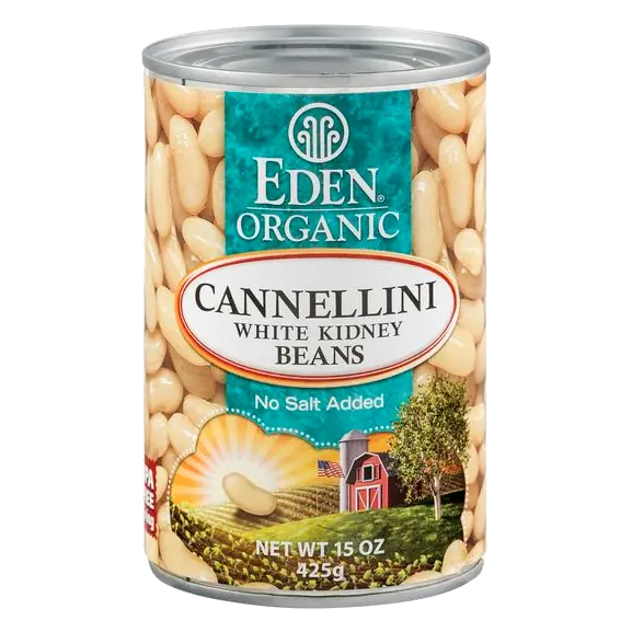 Organic No Salt Added Cannellini White Kidney Beans
