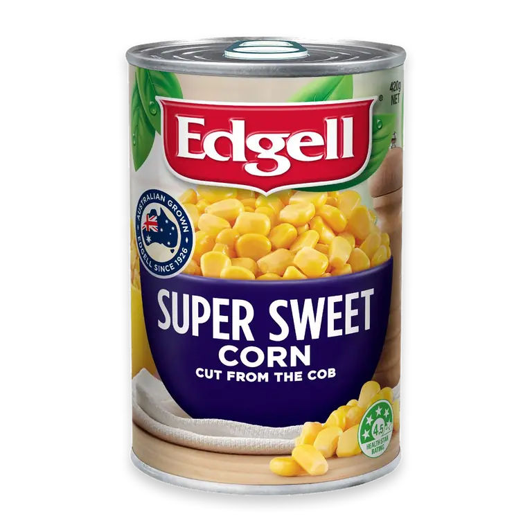 Australian Grown Super Sweet Corn Kernels