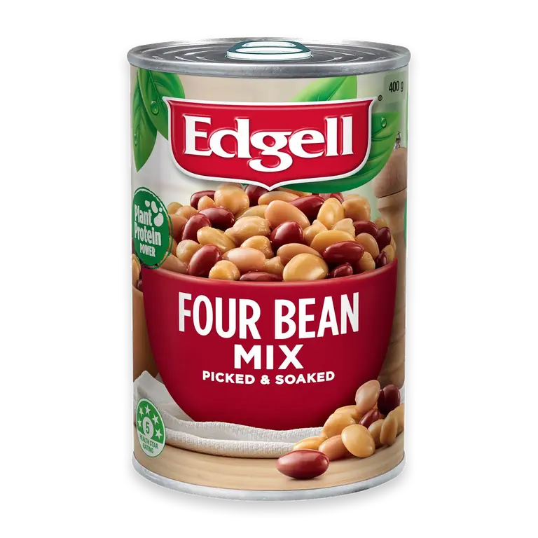 Four Bean Mix Picked & Soaked Canned Legumes