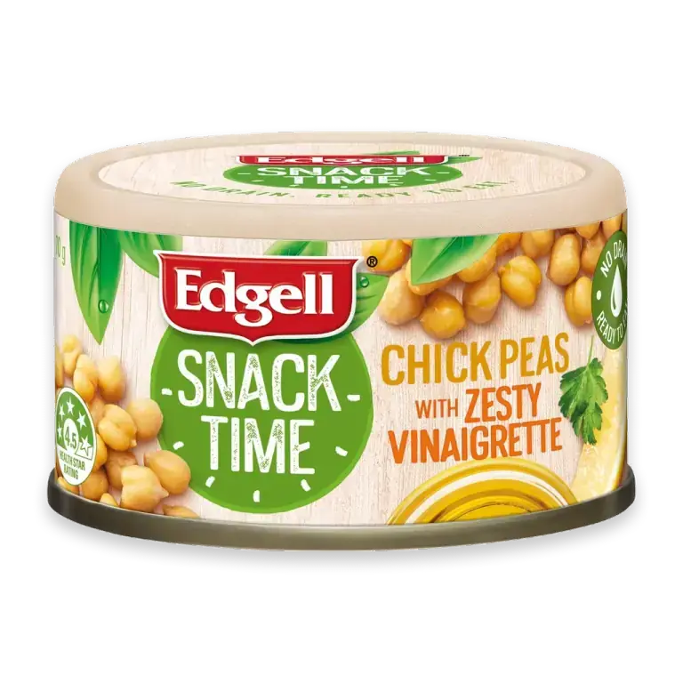 Snack Time Chickpeas Salad Topper with Zesty Vinaigrette