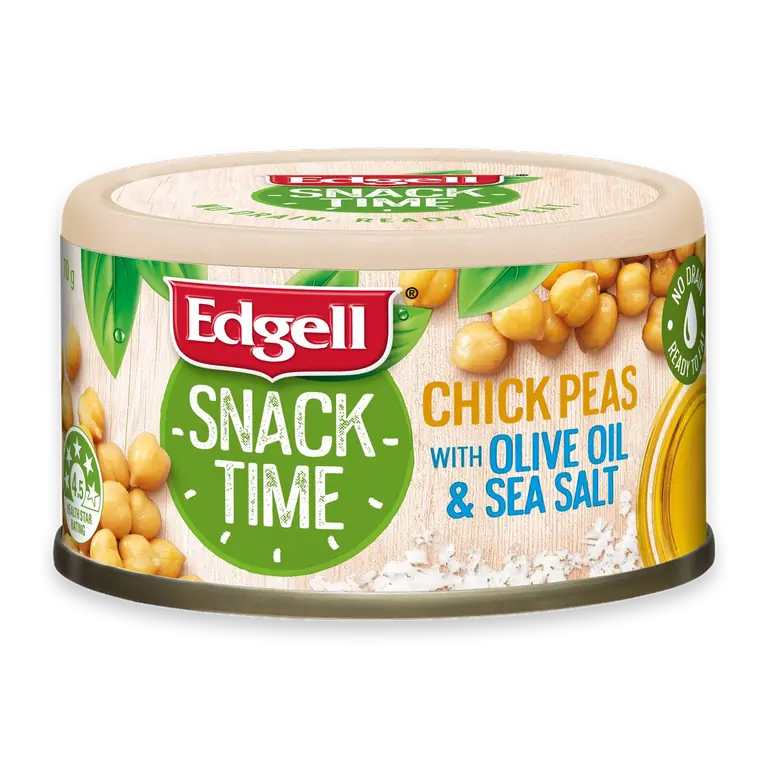 Snack Time Chickpeas With Olive Oil & Sea Salt