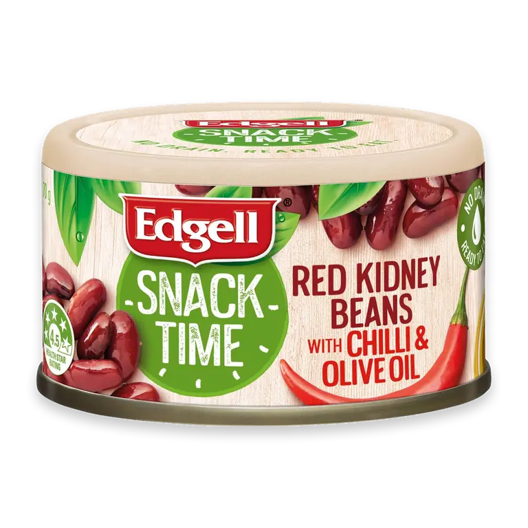 Snack Time Red Kidney Beans Salad Topper with Chilli