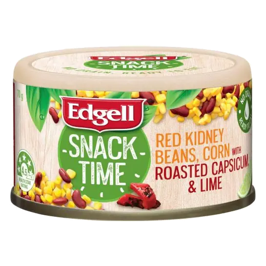 Snack Time Sweet Corn Red Kidney Beans Capsicum