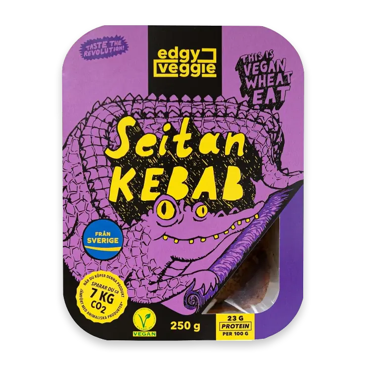 Pulled seitan kebab 250g