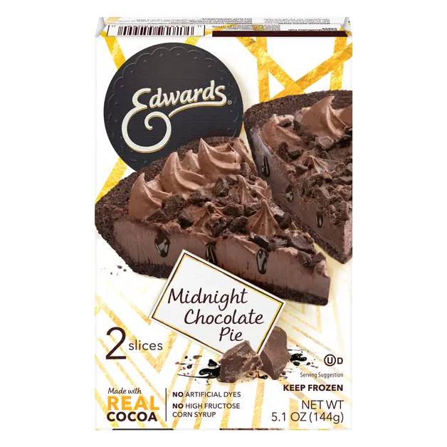 Midnight Chocolate Pie Slices - 2 ct Frozen