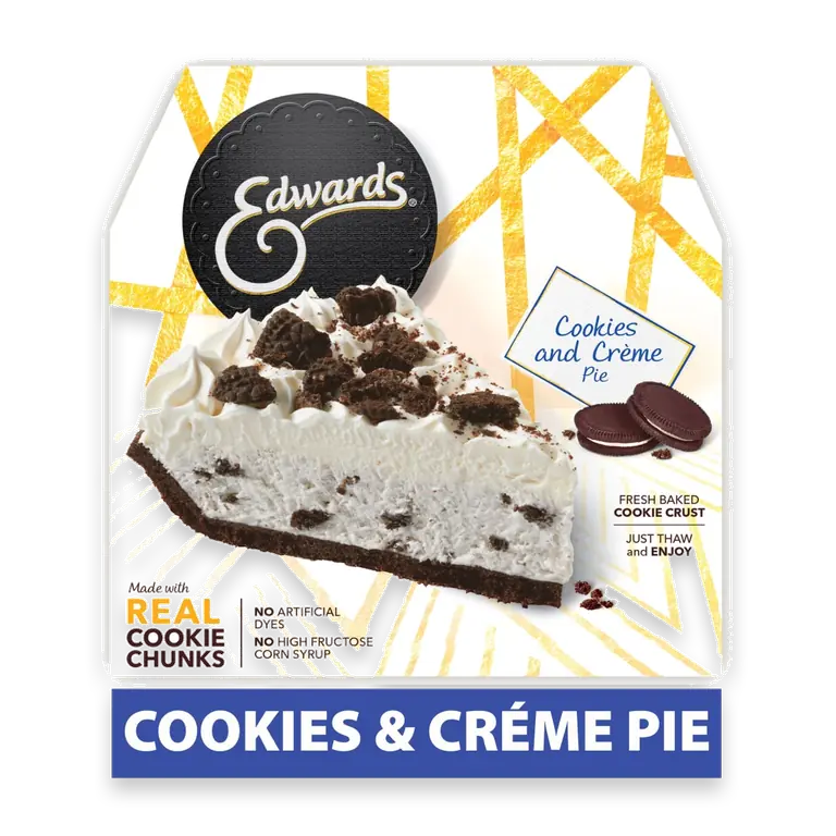 Premium Desserts Cookies and Crème Pie