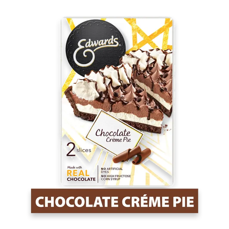 Singles Desserts Choc Crème Pie Slices 2Pk