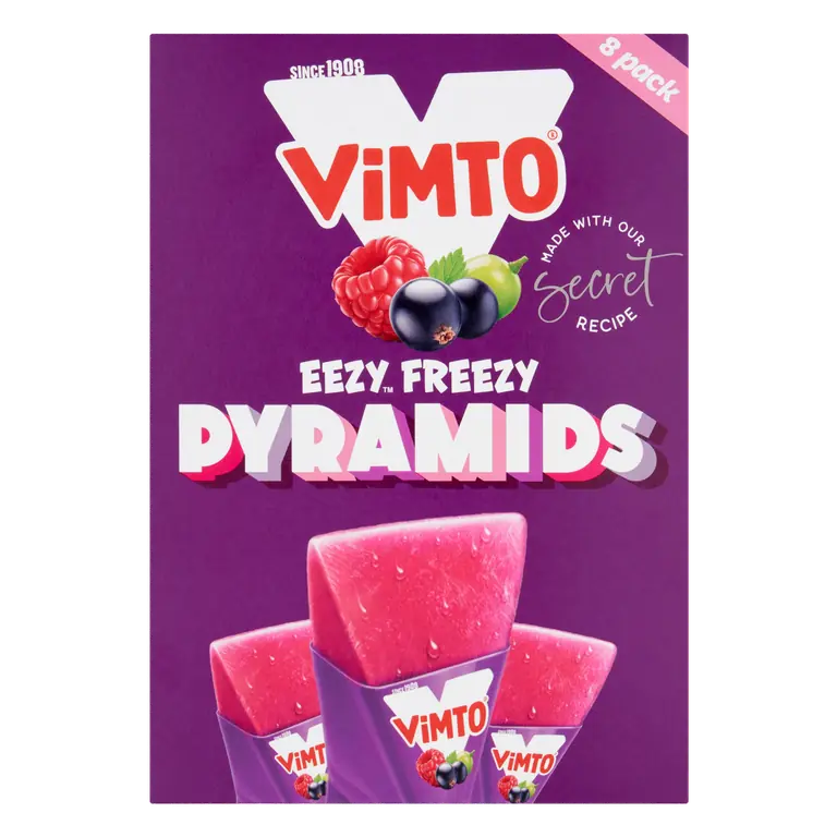 Vimto Eezy Freezy Pyramids 8 x 62ml