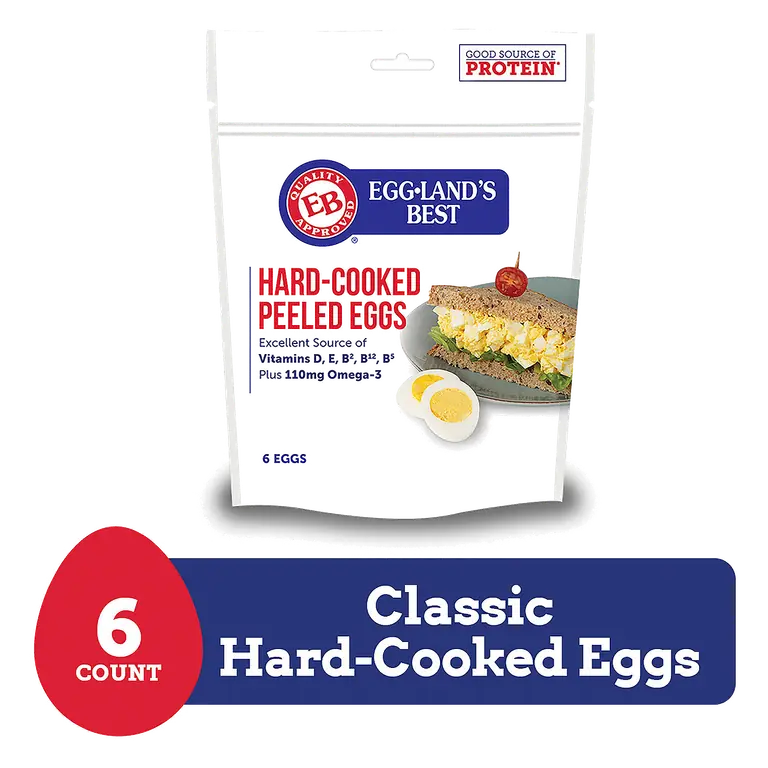 Hard-Cooked Peeled Medium Eggs