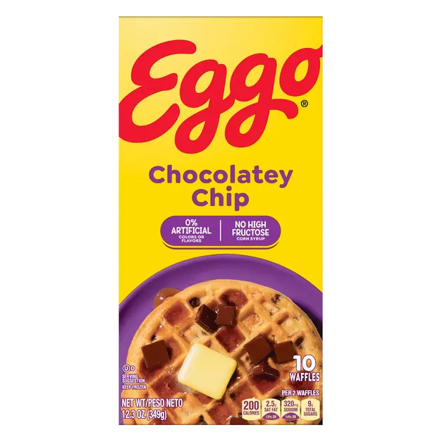 Chocolatey Chip Waffles - 10 ct