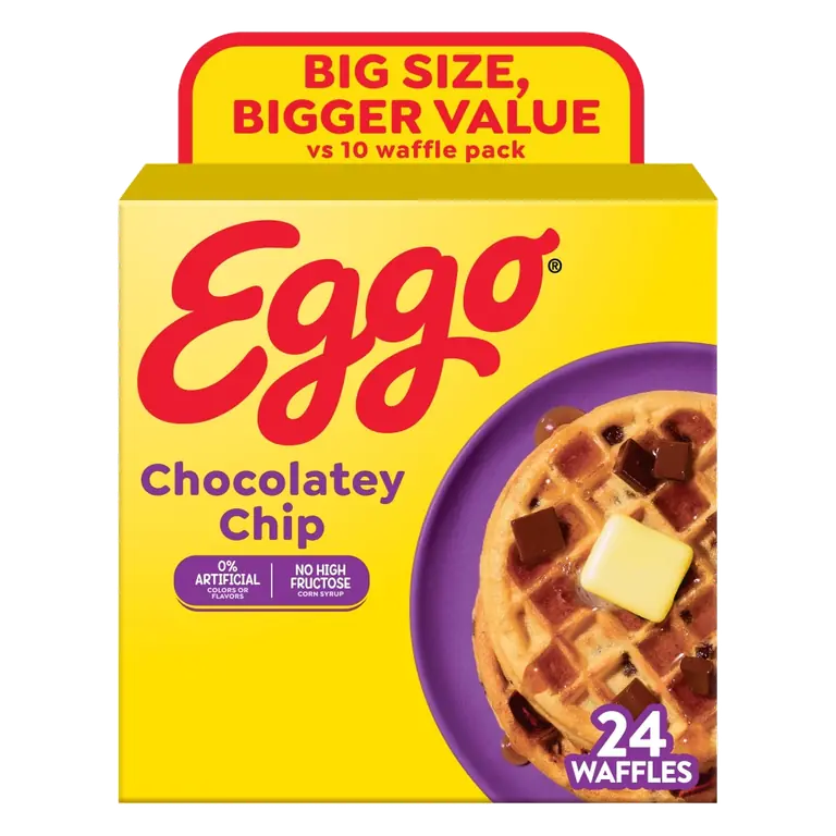 Chocolatey Chip Waffles, Chocolate Chip