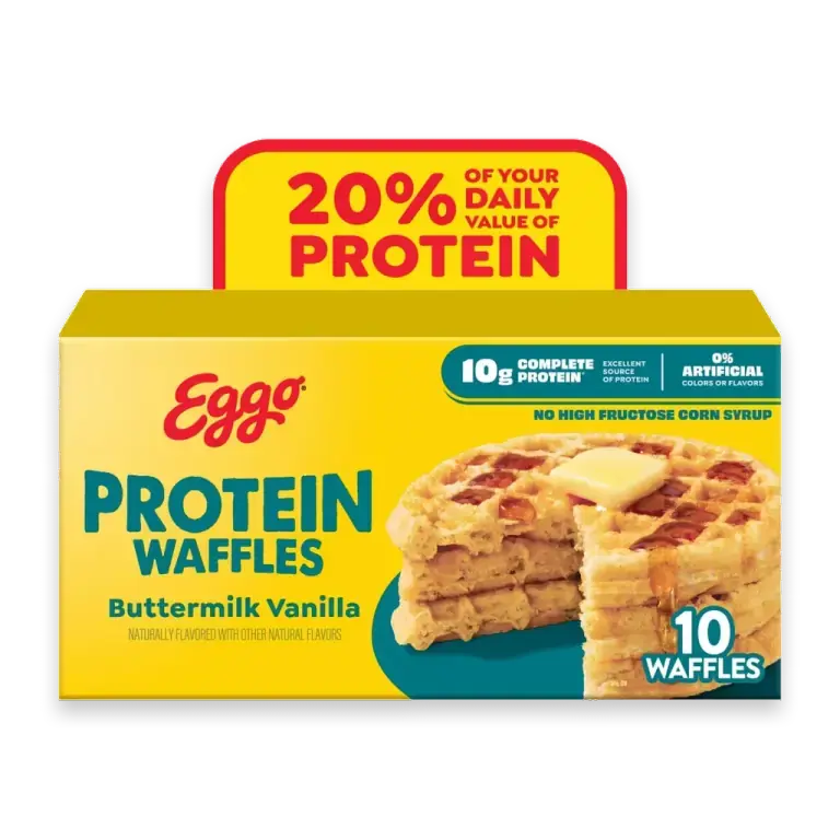 Frozen Protein Waffles Buttermilk Vanilla