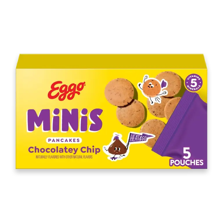 Minis Chocolatey Chip Pancakes