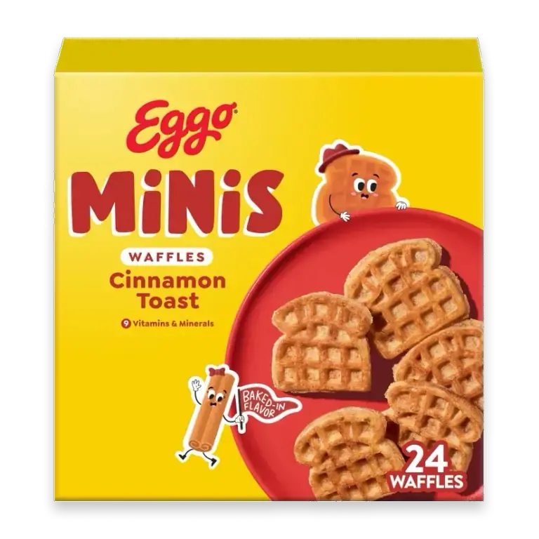 Minis Cinnamon Toast Family Pack Frozen Waffle Bites