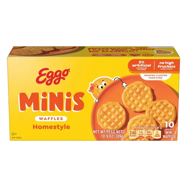 Minis Homestyle Waffles - 10 ct