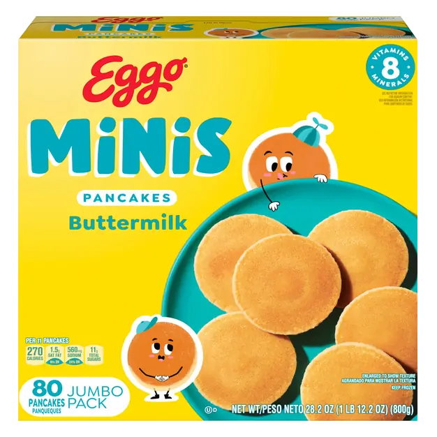 Minis Pancakes - 80 ct Frozen