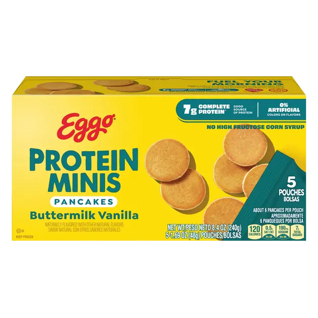 Protein Minis Buttermilk Vanilla Pancakes - 5 ct Frozen