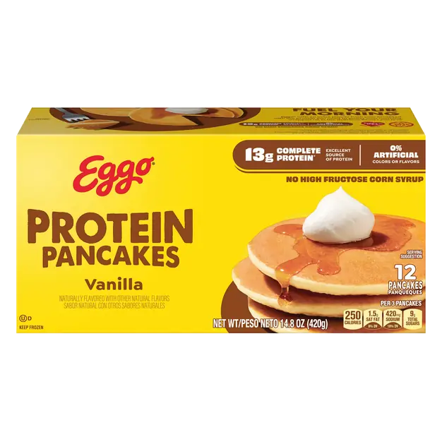 Vanilla Protein Pancakes - 8 ct Frozen