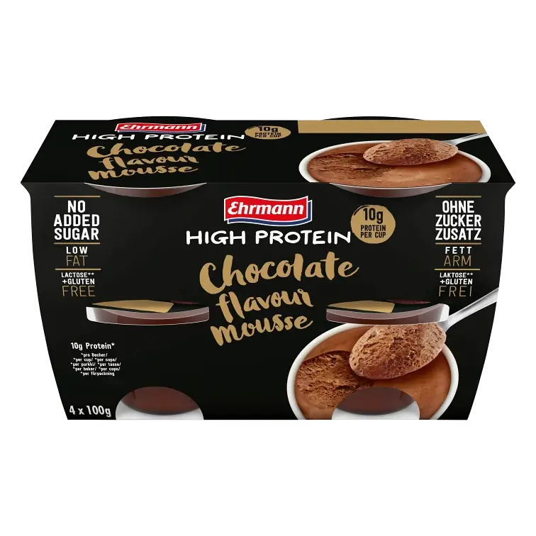 Dessert Proteinmousse Choklad 4-p 400g