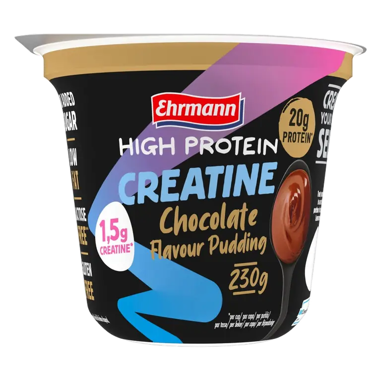 High Protein And Creatine Chocolate Pudding