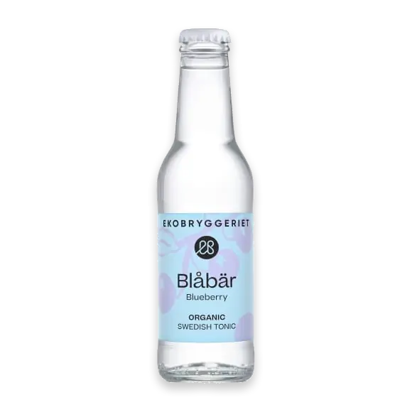 Blåbär Tonic Water Glas